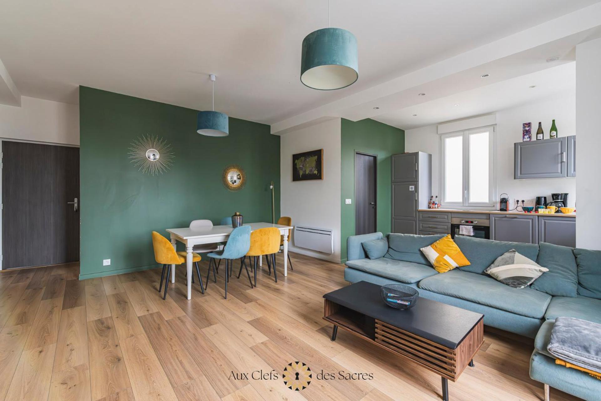 Ponsardin #55 Spacieux Appartement 3 Ch 6 Couchages 兰斯 外观 照片