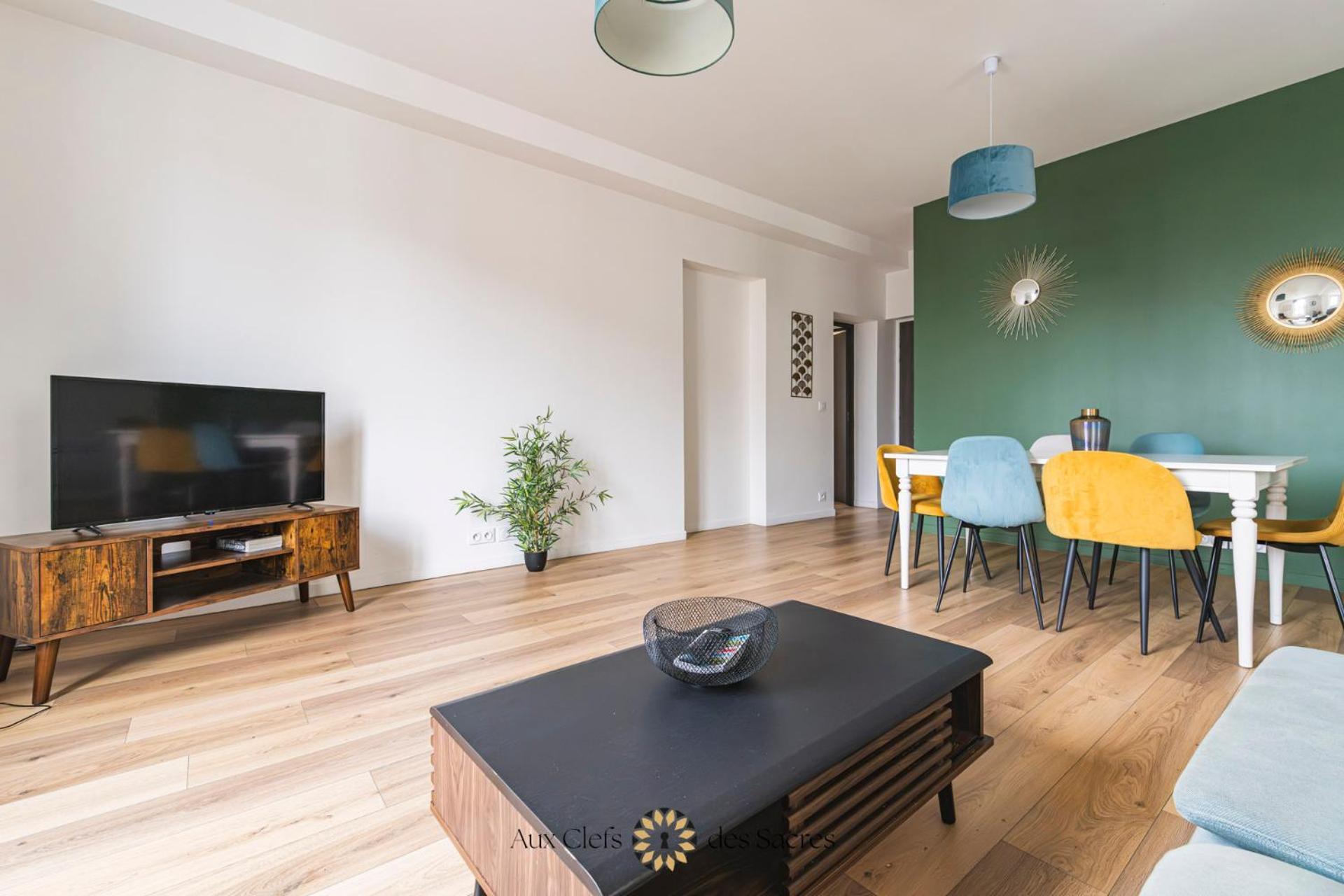 Ponsardin #55 Spacieux Appartement 3 Ch 6 Couchages 兰斯 外观 照片