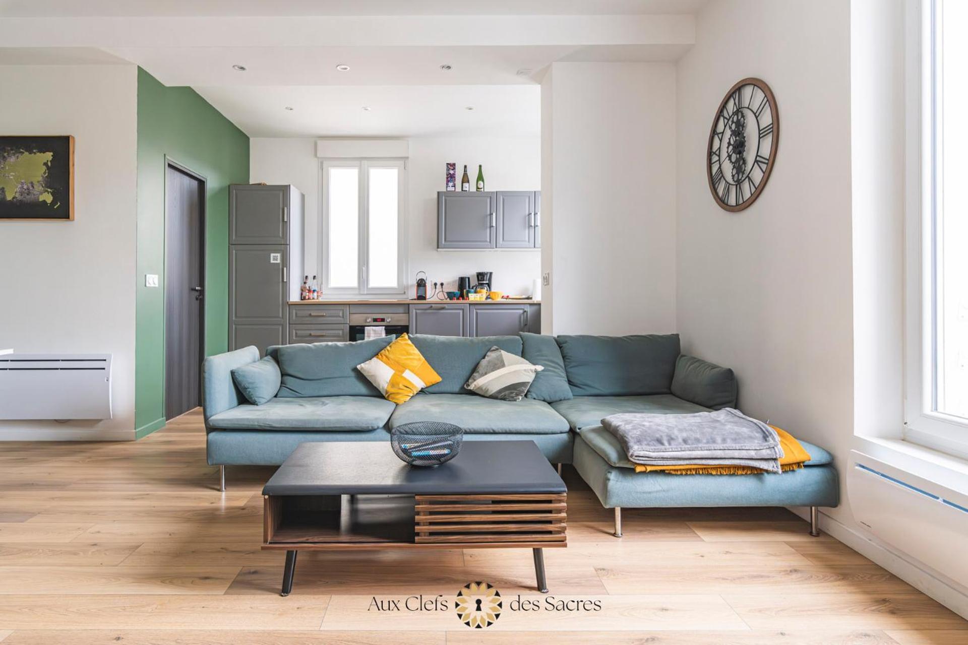 Ponsardin #55 Spacieux Appartement 3 Ch 6 Couchages 兰斯 外观 照片